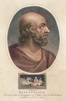 Hippocratic Prints: Hippocrates Print - Ancient Greek Medical Illustration