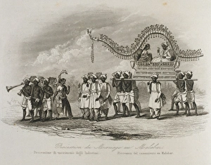 History of the Missions, 1863. Wedding in India, 19th c History of the Missions, 1863. Wedding in India, 19th c