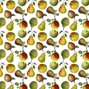 Creative Textile Patterns Prints: Repeating Pattern - Apples and Pears