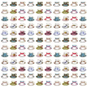 Repeating Pattern - Tea Cups Print