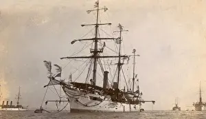 British Royal Navy Fleet Prints: HMS Alert, British sloop