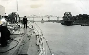 HMS Amethyst Print circa 1940s