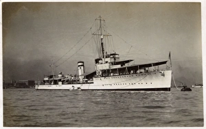 HMS Bruce, British destroyer, Kowloon harbour, Hong Kong HMS Bruce, British destroyer, Kowloon harbour, Hong Kong