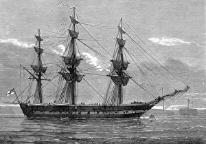 HMS Eurydice, Portsmouth Harbour, 1878 HMS Eurydice, Portsmouth Harbour, 1878