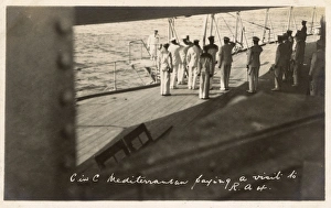 HMS Marlborough - Arrival of Commander-in-Chief of Med Fleet HMS Marlborough - Arrival of Commander-in-Chief of Med Fleet