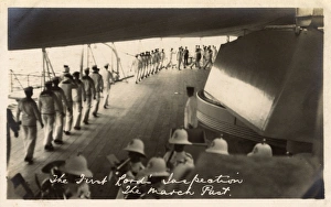 HMS Marlborough - Inspection by First Lord of the Admiralty HMS Marlborough - Inspection by First Lord of the Admiralty