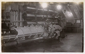 HMS Marlborough - Torpedo Room in the hawl of the ship HMS Marlborough - Torpedo Room in the hawl of the ship