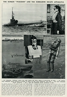 HMS Poseidon submarine escape apparatus HMS Poseidon submarine escape apparatus