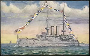 HMS Revenge Royal Navy Cruiser Print