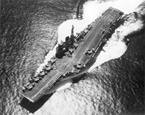 HMS Victorious (R38) approaching the Persian Gulf HMS Victorious (R38) approaching the Persian Gulf