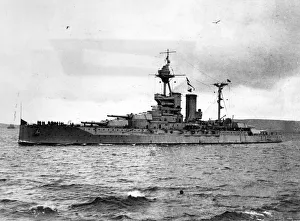 HMS Warspite, British battleship, WW1