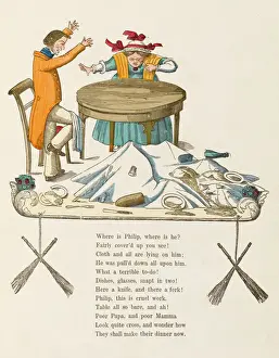 German Fairy Tales Prints: Hoffmann / Fidgety Philip