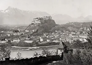 Hohensalzburg Fortress on Festungsberg, Salzburg Austria Hohensalzburg Fortress on Festungsberg, Salzburg Austria