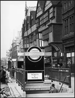 London Transport Heritage Prints: Holborn Underground
