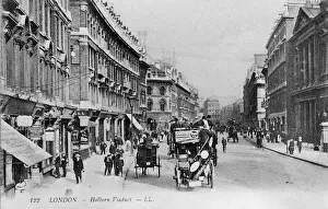 Holborn Viaduct and City Temple Church, City of London Holborn Viaduct and City Temple Church, City of London