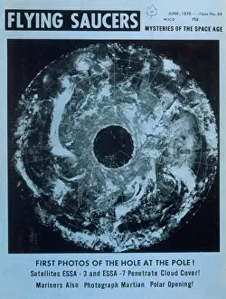 Hollow Earth Print: NASA Photograph of the Polar Hole