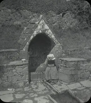 Northern France Landmarks Prints: Holy Well at Rumengol