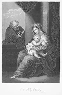 Late 19th Century Print of The Holy Trinity
