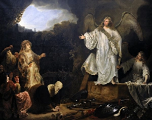 The Holy Women at the Sepulchre, 1644, by Ferdinand Bol (161 The Holy Women at the Sepulchre, 1644, by Ferdinand Bol (161