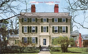 Home of James Russell Lowell, Cambridge, Massachusetts, USA Home of James Russell Lowell, Cambridge, Massachusetts, USA