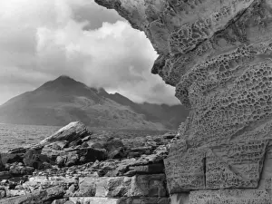 Rugged Coastal Scenery Prints: Honeycombed Rocks