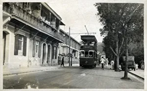 Hong Kong - China - Double-decker Tram No.20 - Shell Street/North Point Hong Kong - China - Double-decker Tram No.20 - Shell Street/North Point