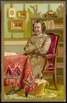 19th Century Literature Prints: Honore De Balzac