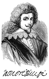 Historical French Writers Prints: Honore Durfe