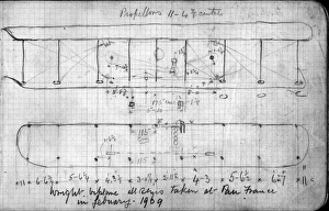 Horace Shorts notebook - sketches of Wright Flyer at Pau Horace Shorts notebook - sketches of Wright Flyer at Pau