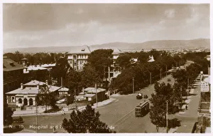 Hospital and North Terrace, Adelaide, Australia Hospital and North Terrace, Adelaide, Australia