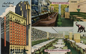 Hotel Bristol and Pink Elephant rooms in New York City, USA Hotel Bristol and Pink Elephant rooms in New York City, USA