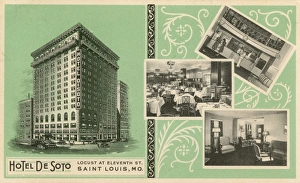 Hotel de Soto - Locust at 11th Avenue, St. Louis, Missouri Hotel de Soto - Locust at 11th Avenue, St. Louis, Missouri