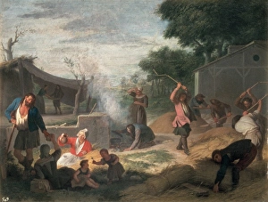 HOUASSE, Michel-Ange (1680-1730). The Harvest. Baroque HOUASSE, Michel-Ange (1680-1730). The Harvest. Baroque