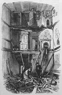 Building Destruction Prints: House Collapse, Cork