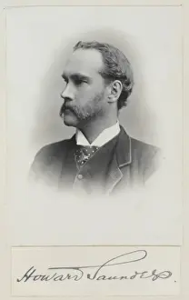 Victorian Era Scientist Portrait Prints: Howard Saunders