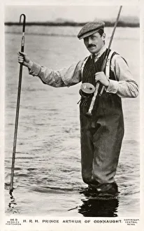 HRH Prince Arthur of Connaught - Fly fishing for Salmon HRH Prince Arthur of Connaught - Fly fishing for Salmon