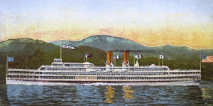 Hudson River Day Line steamer, Hendrick Hudson, USA Hudson River Day Line steamer, Hendrick Hudson, USA