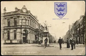 Prints of The corner of George Street, Kingston-upon-Hull Kingston Upon Hull Prints: Hull George Street Print