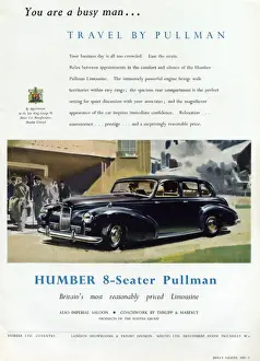 British Classic Cars Prints: Humber Pullman 1952