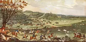 Hunting In The Countryside Prints: Hunting in Epping Forest