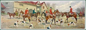 Related Prints: Hunting Scene Print: The Meet at the Meet, 1902