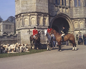 Huntsmen and foxhounds, Bodmin, Cornwall Huntsmen and foxhounds, Bodmin, Cornwall