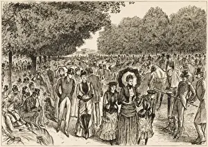 Hyde Park History Prints: Hyde Park 1885