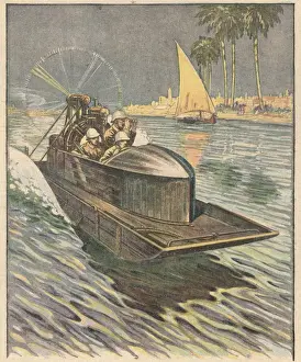 Hydroplane on the Tigris Print