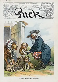Political Cartoons Of The Past Prints: I guess we ll keep this one