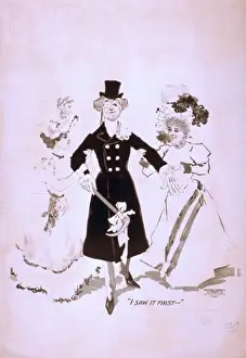 Vintage Advertisement Posters Prints: I saw it first