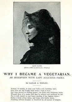 Why I Became A Vegetarian, Lady Augustus Paget Why I Became A Vegetarian, Lady Augustus Paget