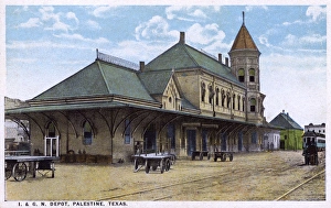 I&GN railroad depot, Palestine, Texas, USA I&GN railroad depot, Palestine, Texas, USA