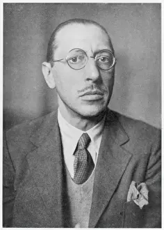 Prints of Russian musician, Igor Stravinsky (1882-1971) Igor Stravinsky Prints: Igor Stravinsky Print