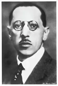 Prints of Russian musician, IGOR STRAVINSKY (1882-1971) Igor Stravinsky Prints: Igor Stravinsky Print